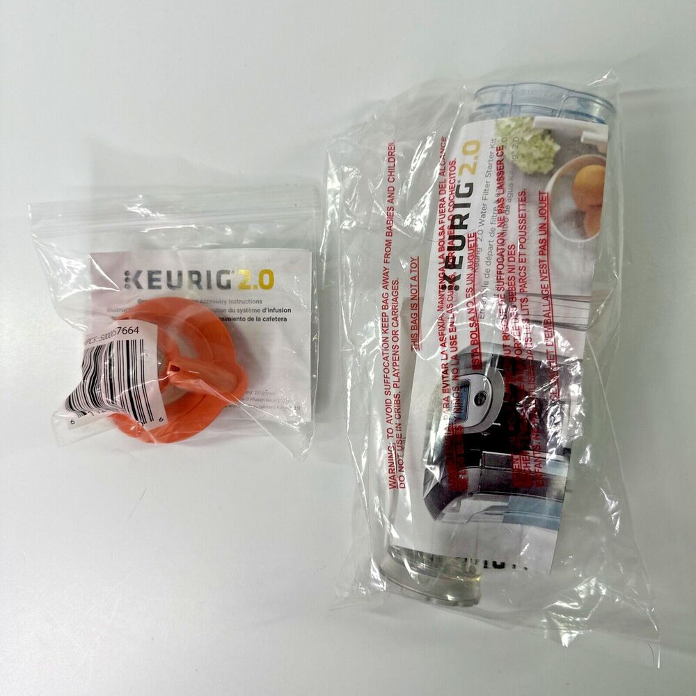 Keurig 2.0 Accessories Water Filter‎ Starter Kit Brewer Top Needle Cleaning Tool